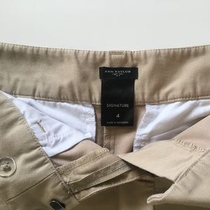 Ann Taylor Signature Tan shorts